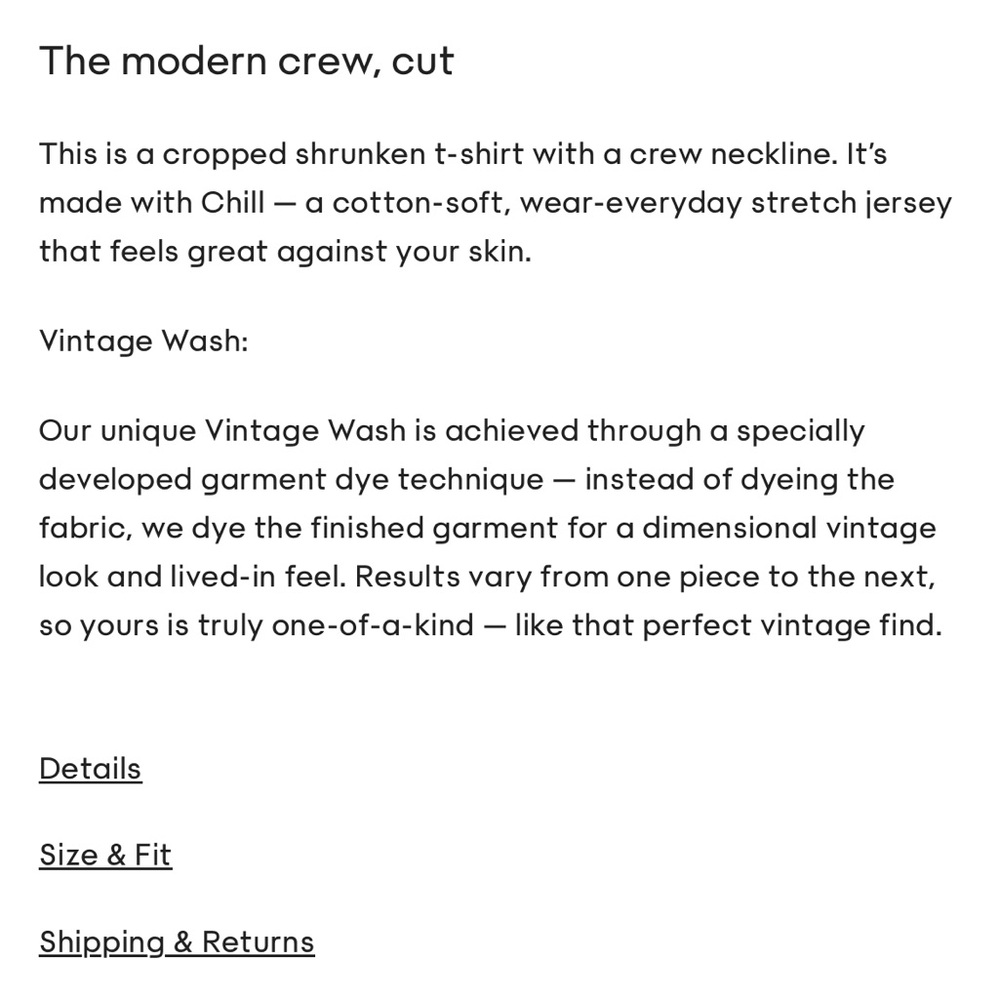 Aritzia black Tna chill ortiz cropped T-shirt - Picture 3 of 3